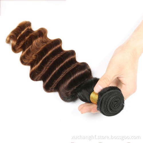 Best quality ombre and 613 Bundles Raw Virgin Cuticle Aligned Hair Human Hair Weave Loose Deep Wholesale Indian hair extension